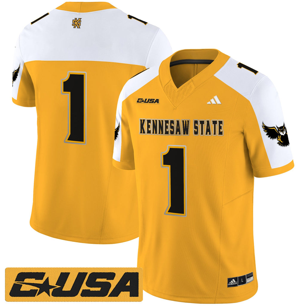 Men's Kennesaw State Owls 2025 Vapor Limited Jersey - All Stitched