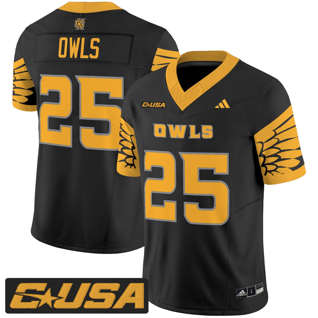 Men's Kennesaw State Owls 2025 Vapor Limited Jersey - All Stitched