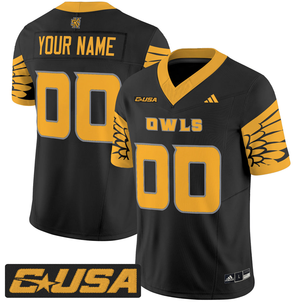Kennesaw State Owls 2025 Vapor Limited Custom Jersey - All Stitched