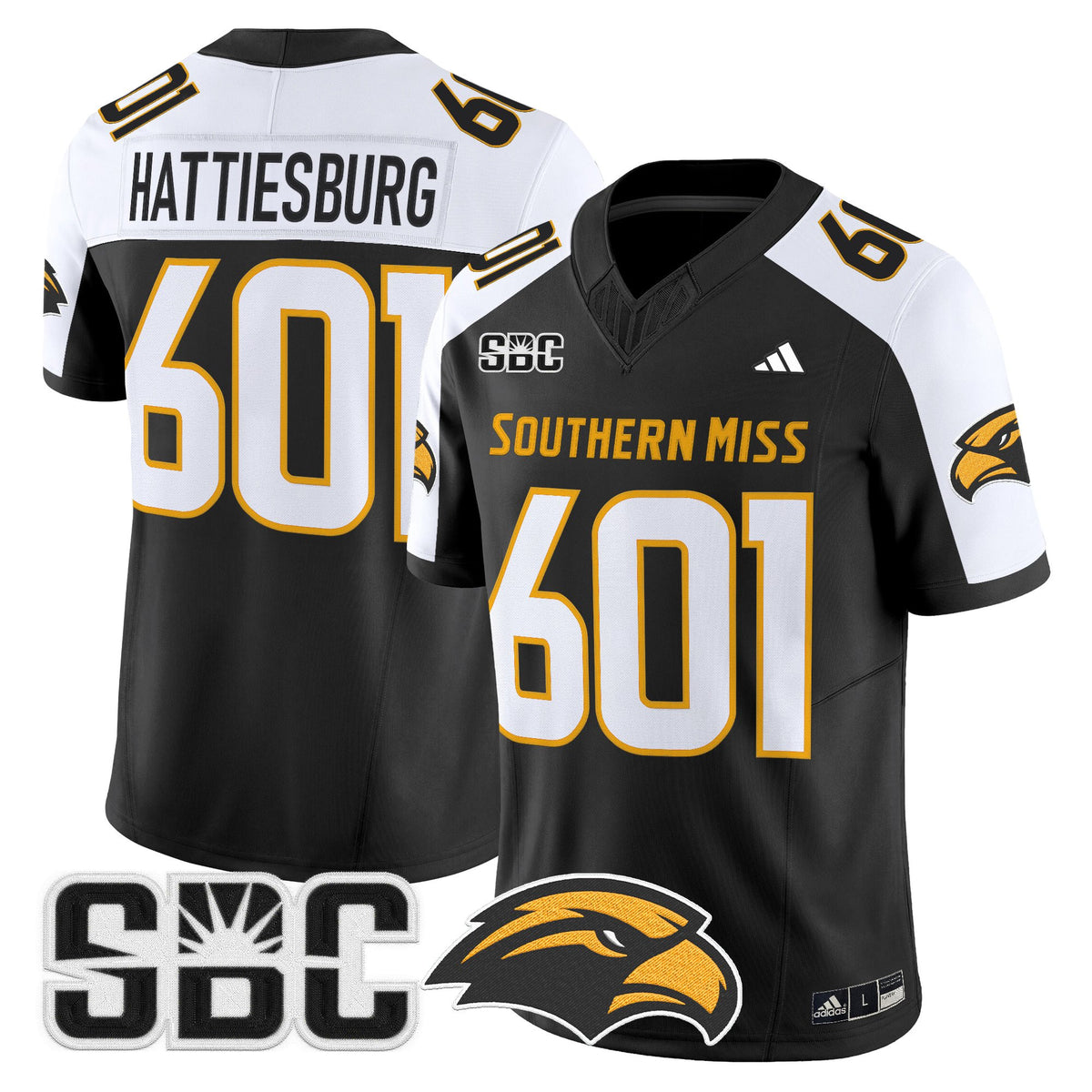 Men's Southern Miss Golden Eagles 2025 Vapor Limited Jersey - All Stitched