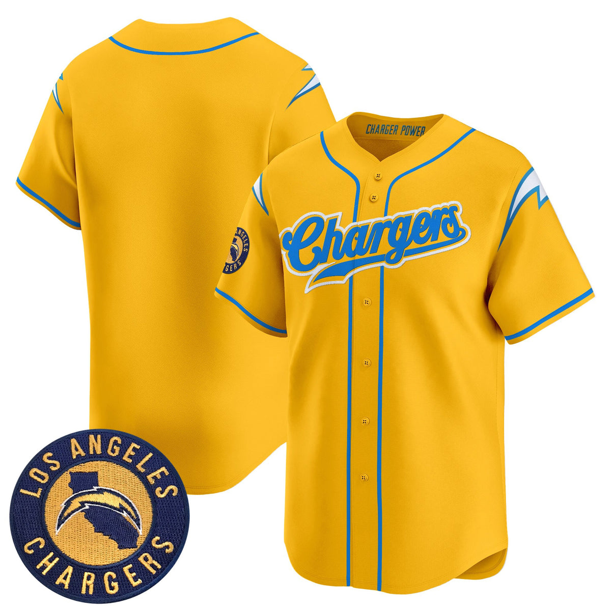 Men's Los Angeles Chargers 2025 Vapor Limited Baseball Jersey - All Stitched