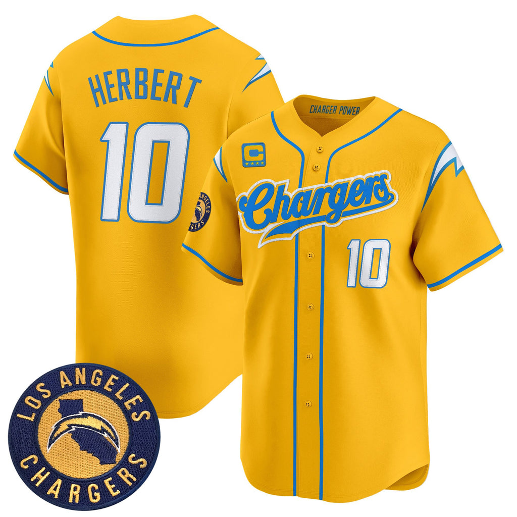 Men's Los Angeles Chargers 2025 Vapor Limited Baseball Jersey - All Stitched