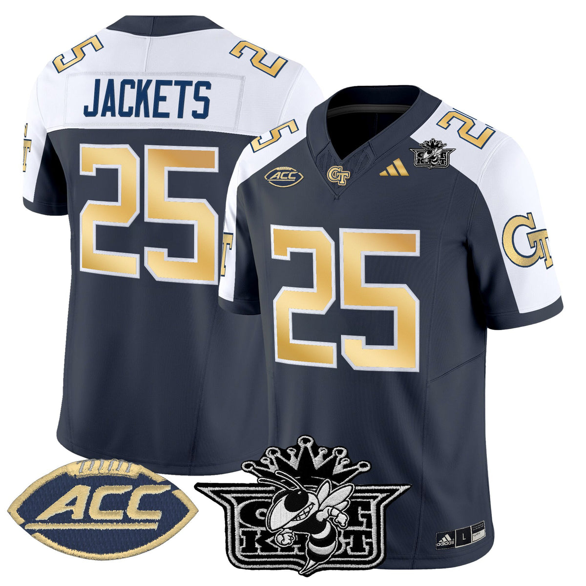 Men's Outkast x Georgia Tech Yellow Jackets 2025 Vapor Limited Jersey - All stitched