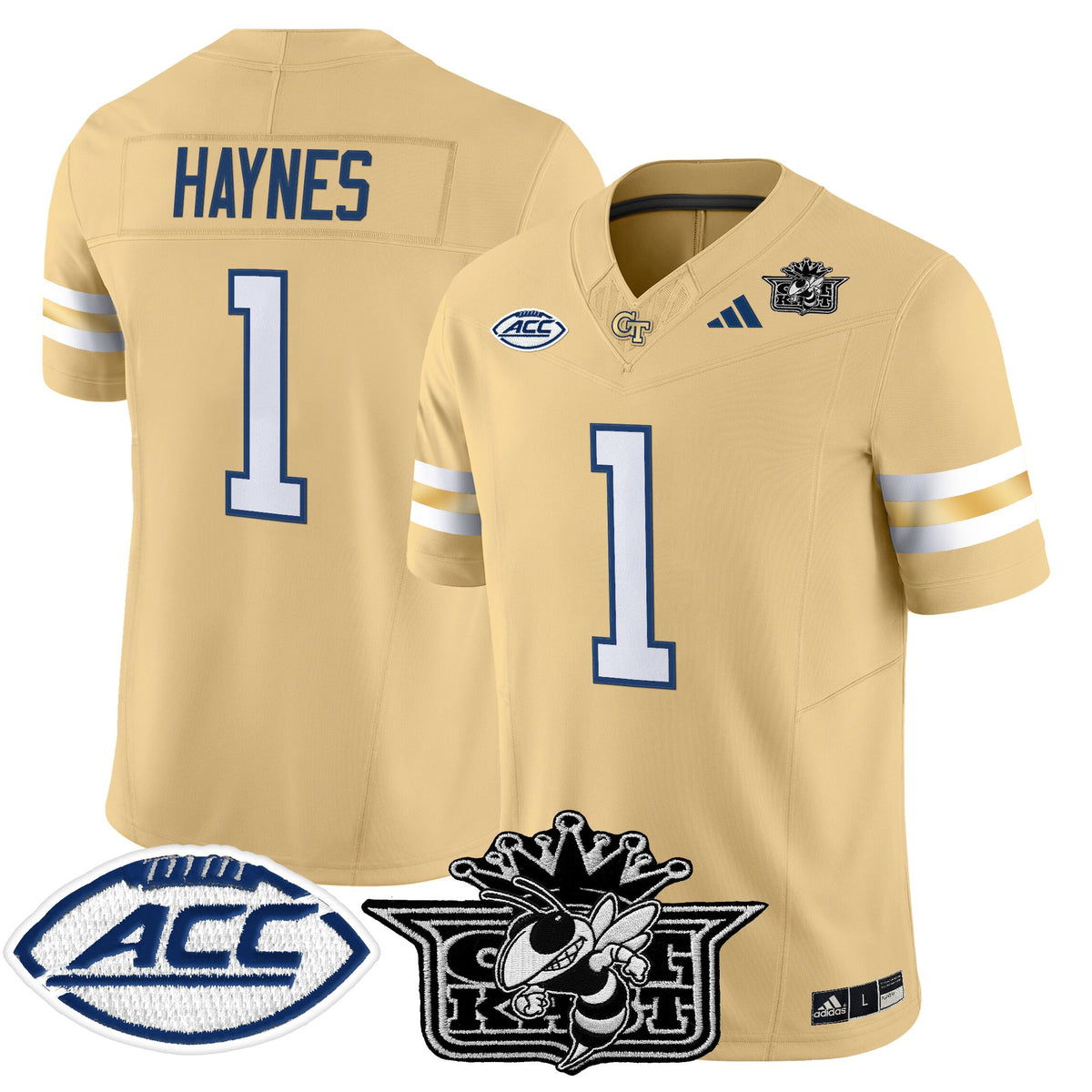 Men's Outkast x Georgia Tech Yellow Jackets 2025 Vapor Limited Jersey - All stitched