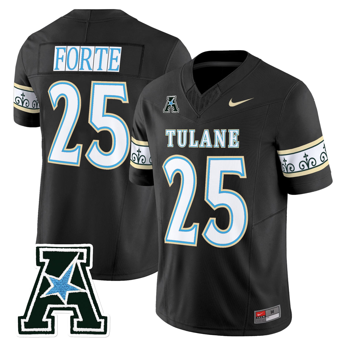 Men's Tulane Green Wave 2025 'City Edition' Vapor Limited Jersey - All Stitched
