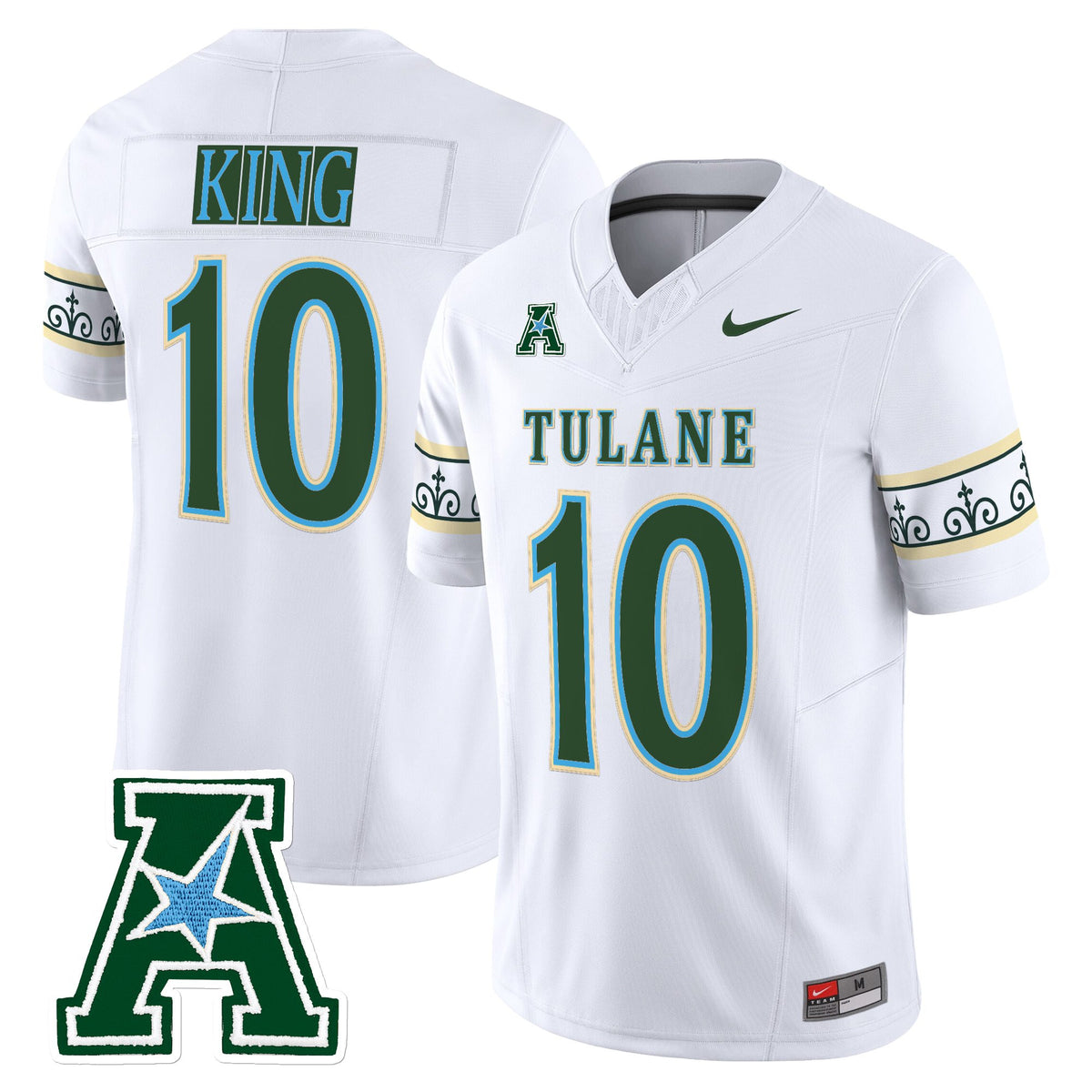 Men's Tulane Green Wave 2025 'City Edition' Vapor Limited Jersey - All Stitched