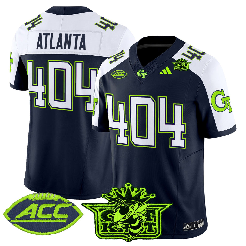 Men's Outkast x Georgia Tech Yellow Jackets 2025 Atliens Vapor Limited Jersey - All Stitched