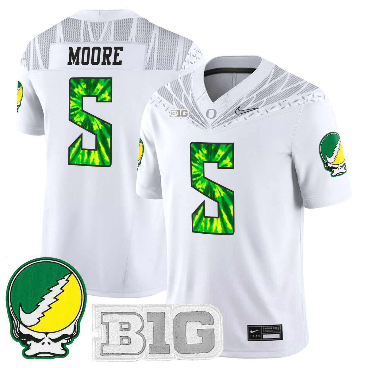 Men's Oregon Ducks 2025 "Grateful Ducks" Vapor Limited Jersey - All Stitched