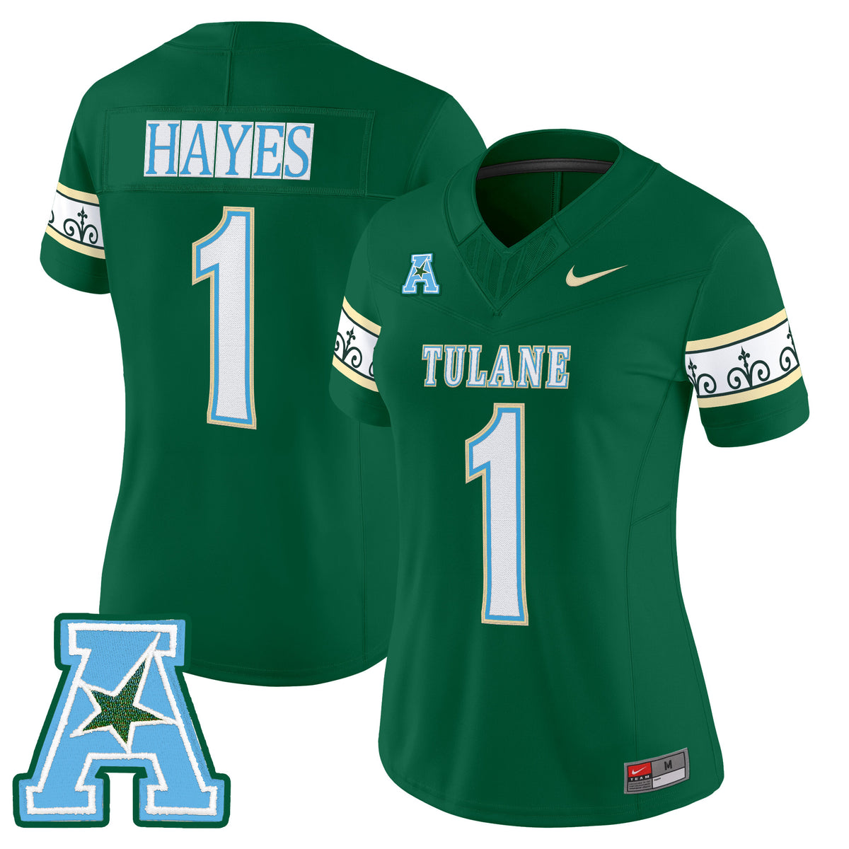 Women's Tulane Green Wave 2025 'City Edition' Vapor Limited Jersey - All Stitched