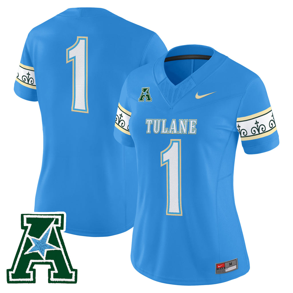 Women's Tulane Green Wave 2025 'City Edition' Vapor Limited Jersey - All Stitched