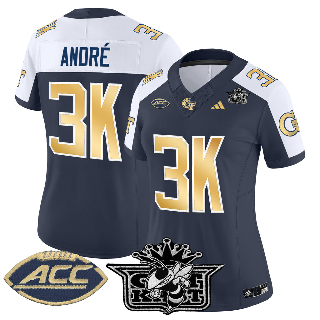 Women's Outkast x Georgia Tech Yellow Jackets 2025 Vapor Limited Jersey - All stitched