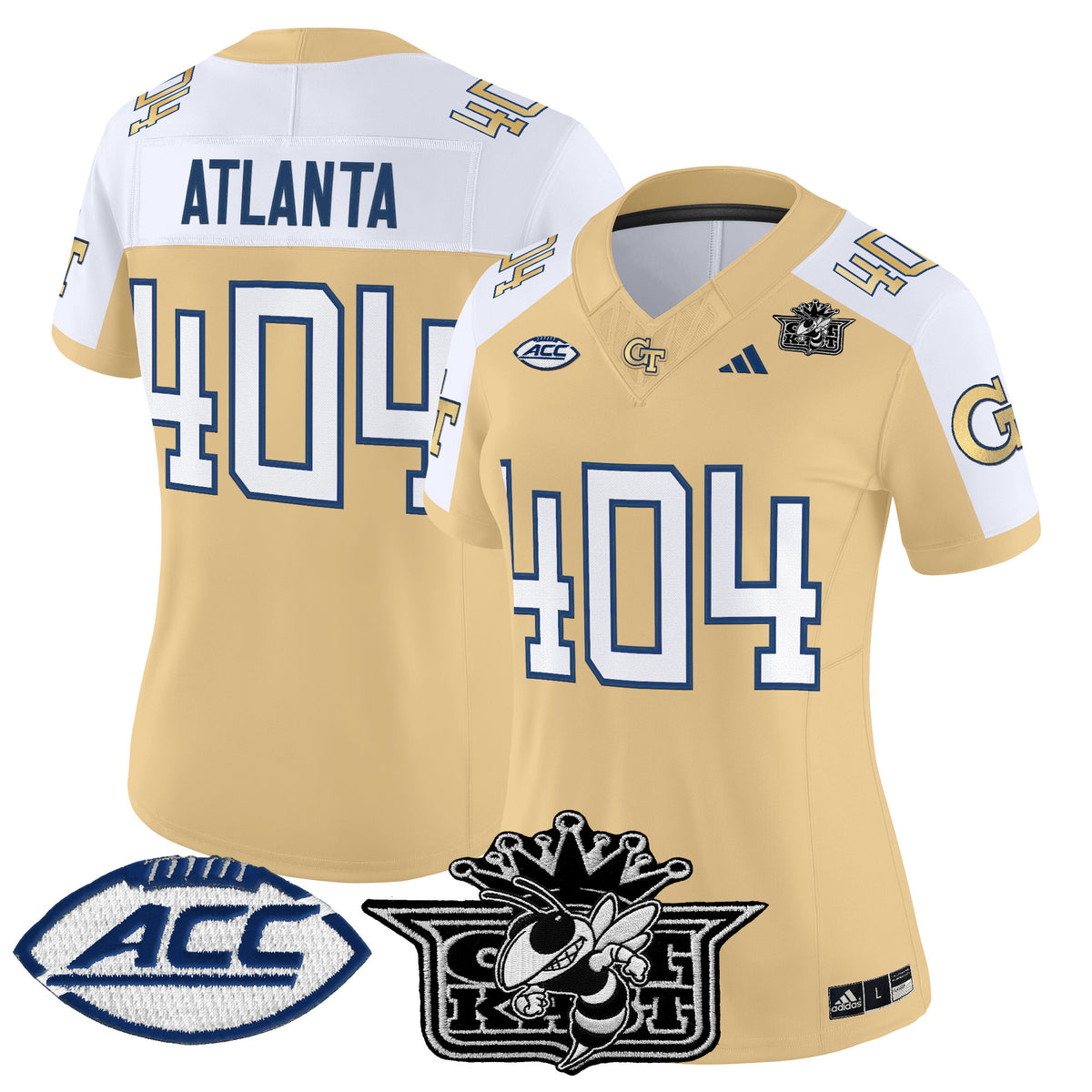 Women's Outkast x Georgia Tech Yellow Jackets 2025 Vapor Limited Jersey - All stitched