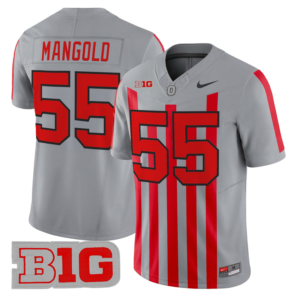 Men's Ohio State Buckeyes Throwback Vapor Limited Jersey - All Stitched