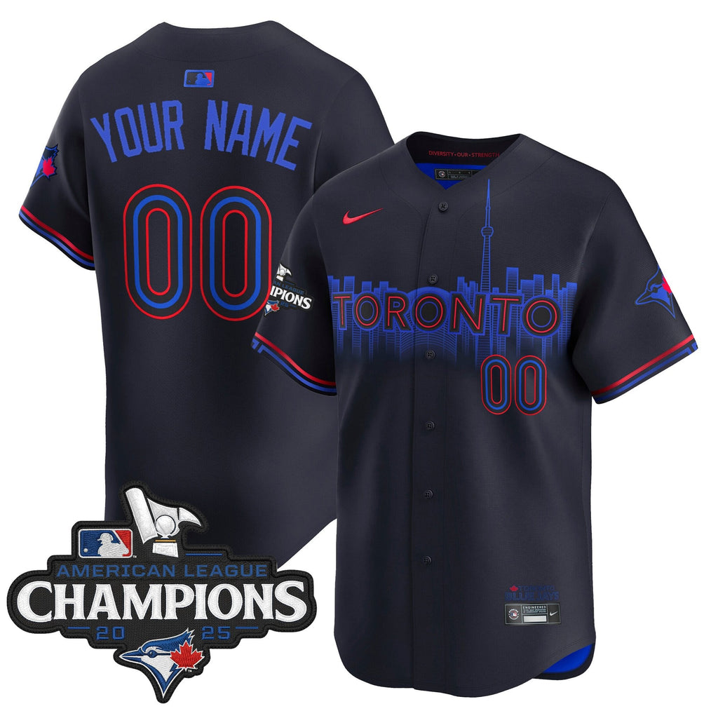 Toronto Blue Jays 2025 American League Champions Vapor Premier Limited Custom Jersey - All Stitched