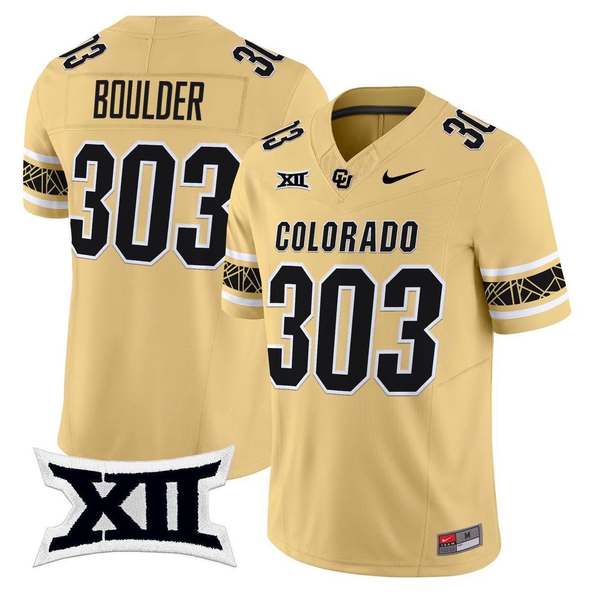 Men's Colorado Buffaloes 2025 Vapor Limited Jersey V2 - All Stitched