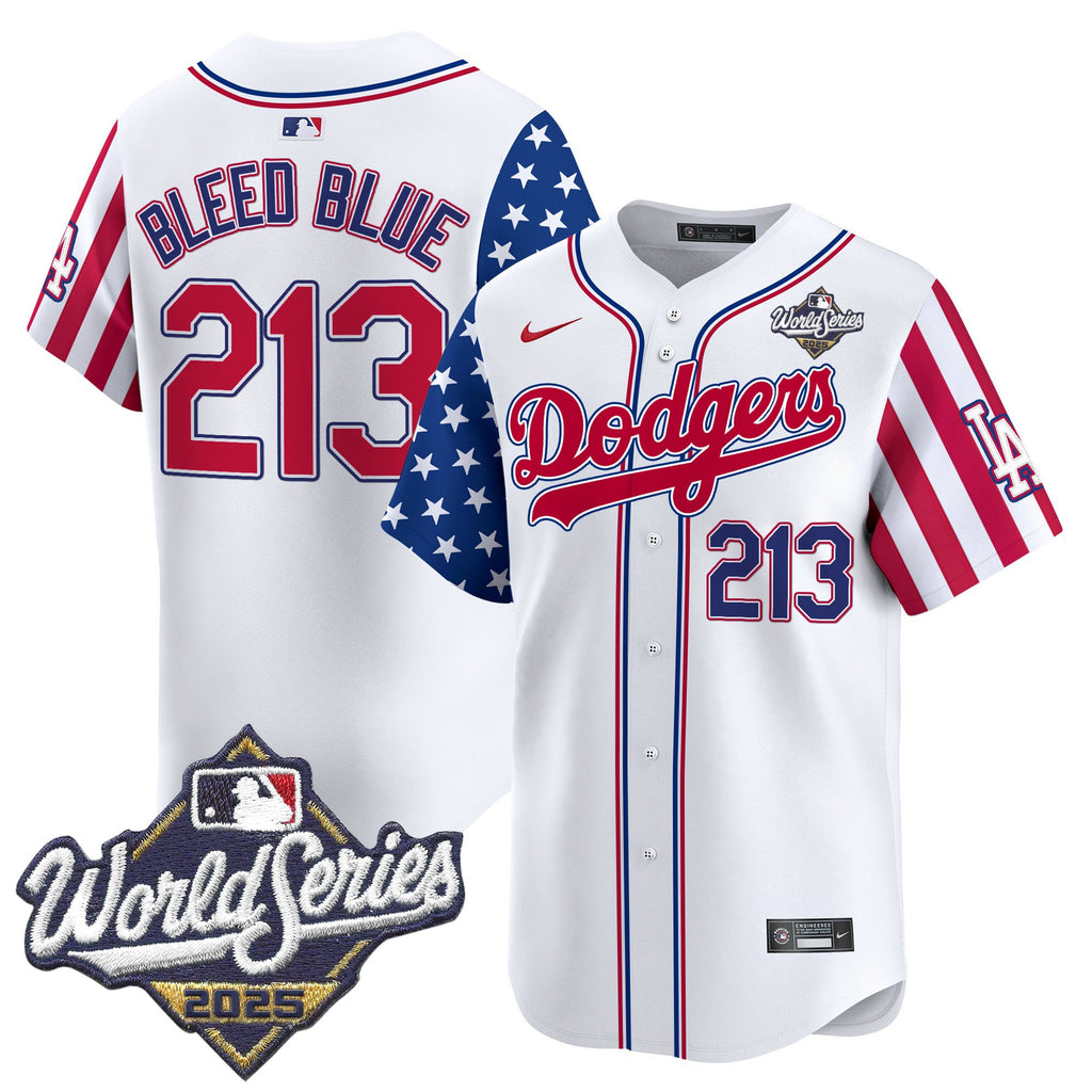 Men's Dodgers 2025 World Series Vapor Premier Limited Jersey - American Style - All Stitched