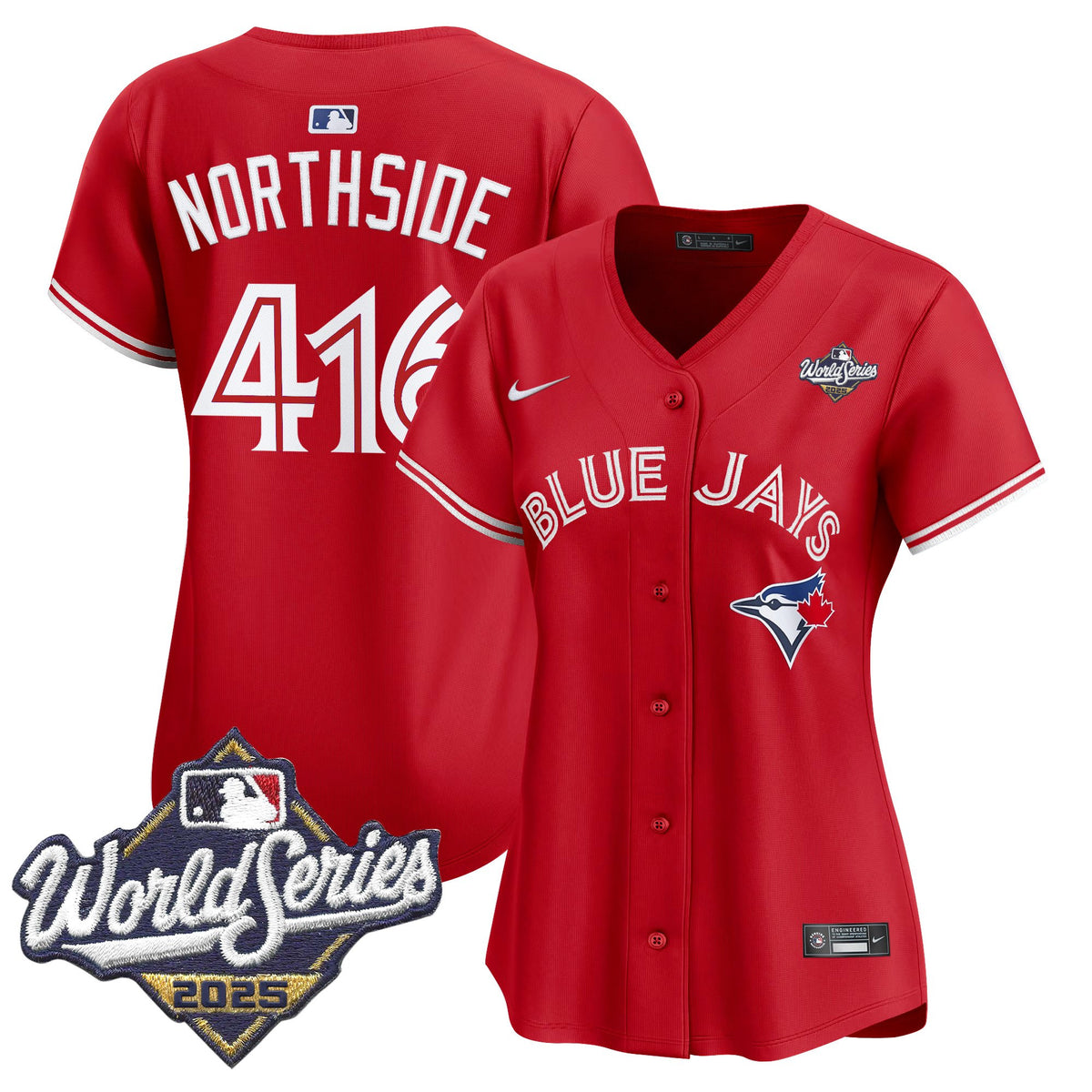 Women's Toronto Blue Jays 2025 World Series Vapor Premier Limited Jersey V2 - All Stitched