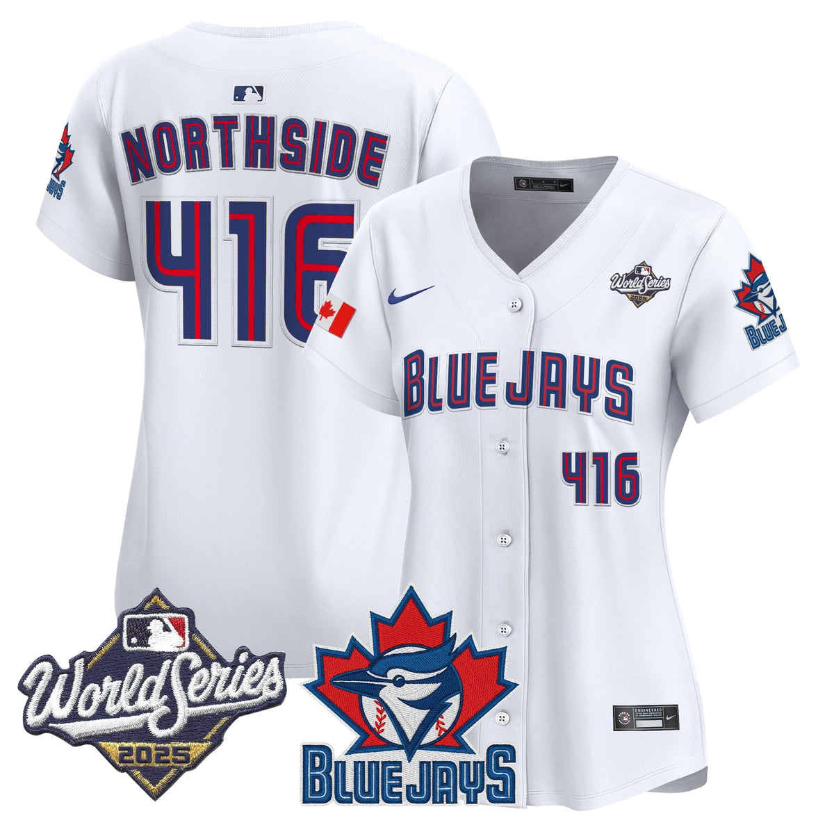 Women's Toronto Blue Jays 2025 World Series Vapor Premier Limited Jersey V3 - All Stitched