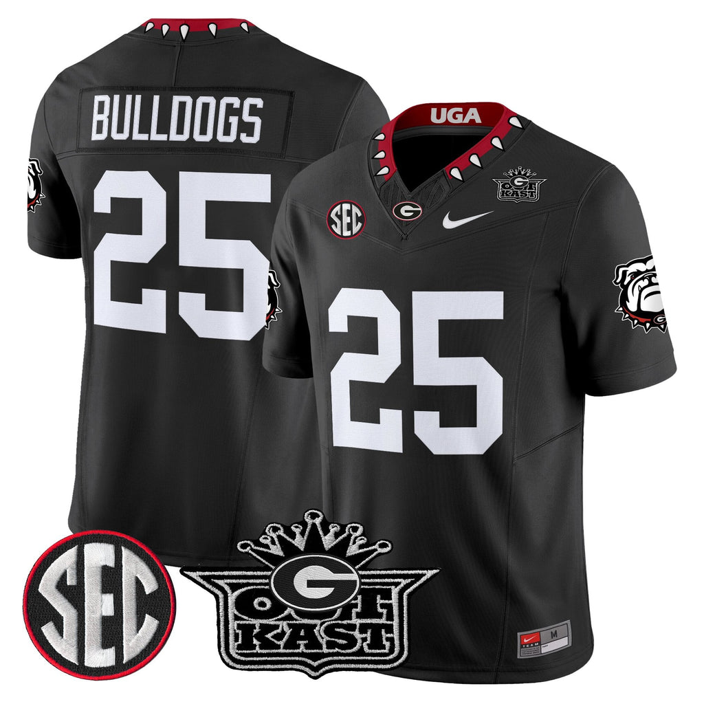 Men's Outkast x Georgia Bulldogs Vapor Limited Jersey - All stitched
