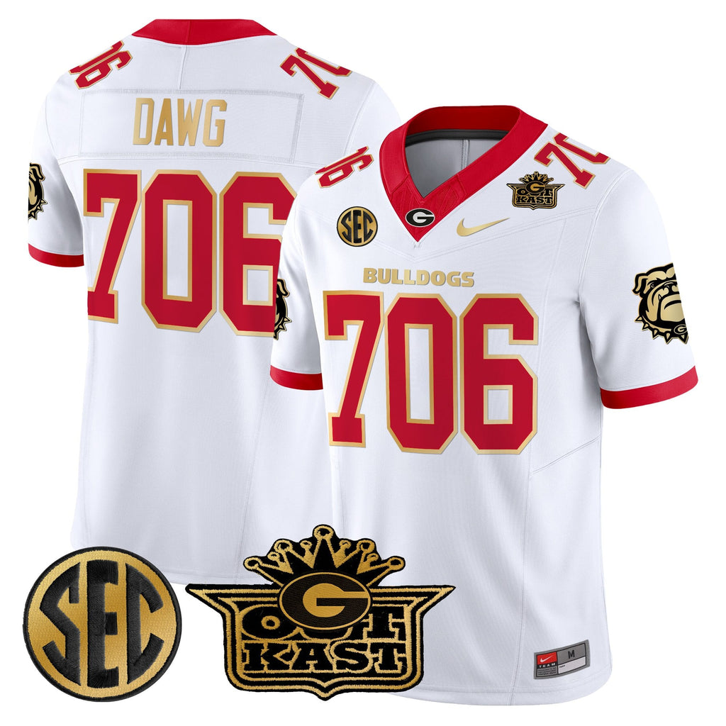 Men's Outkast x Georgia Bulldogs Vapor Limited Jersey - All stitched