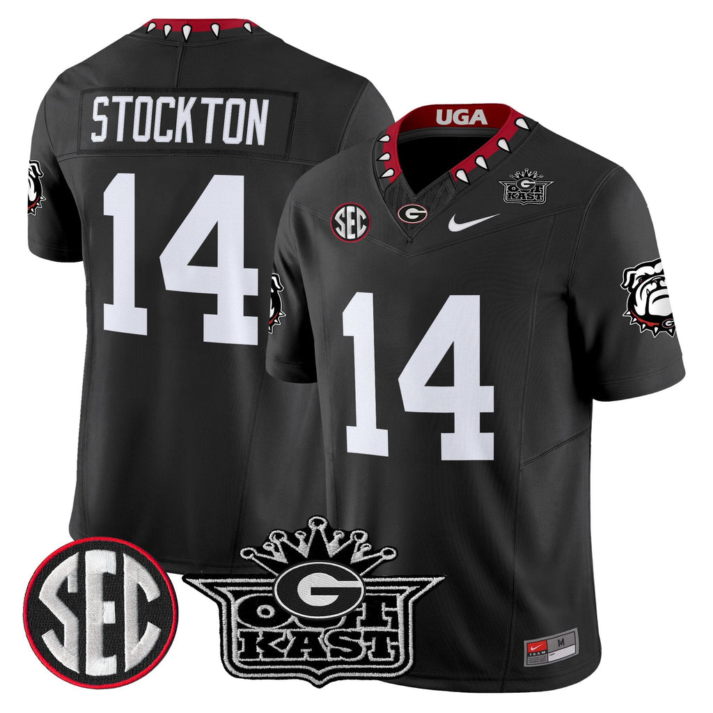 Men's Outkast x Georgia Bulldogs Vapor Limited Jersey - All stitched