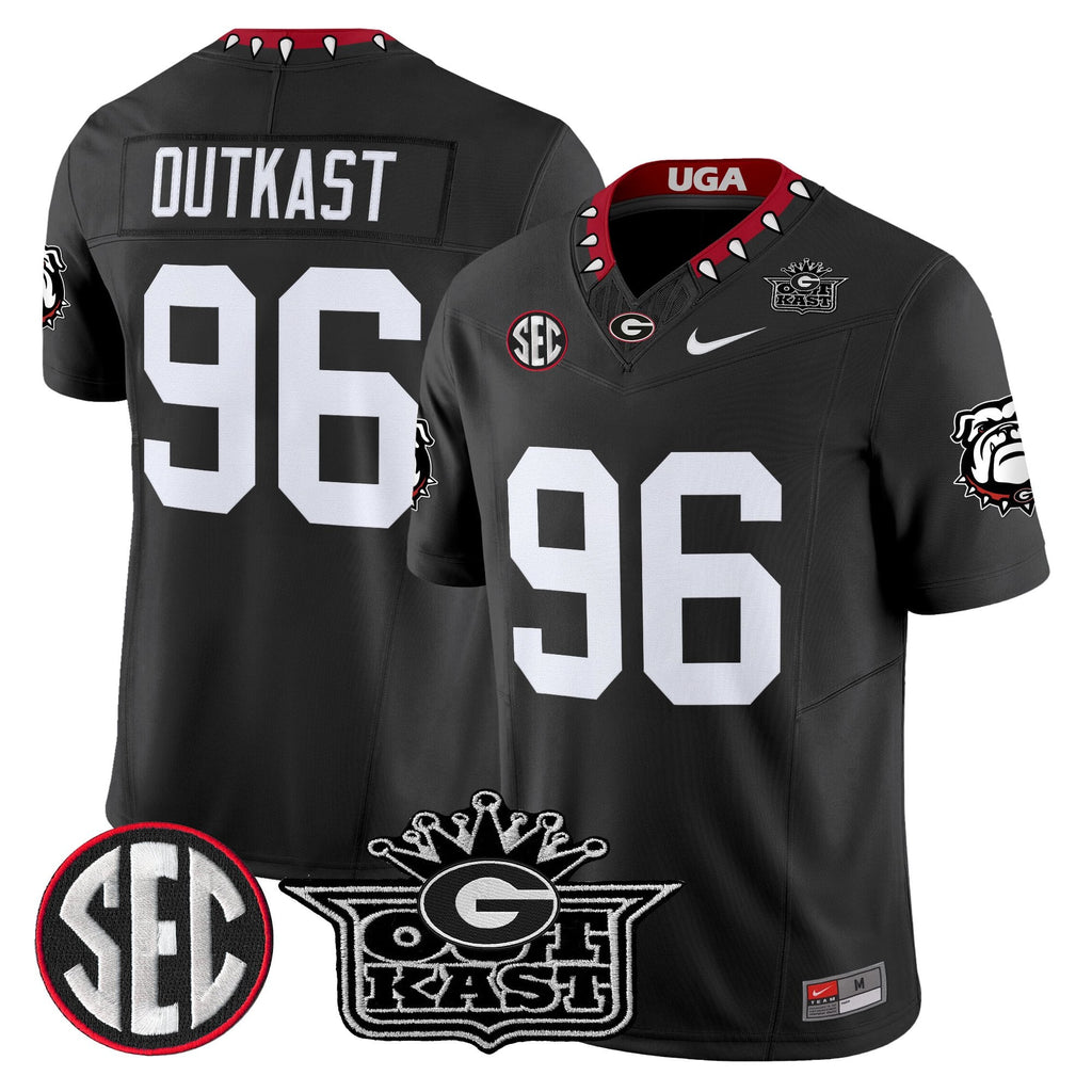 Men's Outkast x Georgia Bulldogs Vapor Limited Jersey - All stitched
