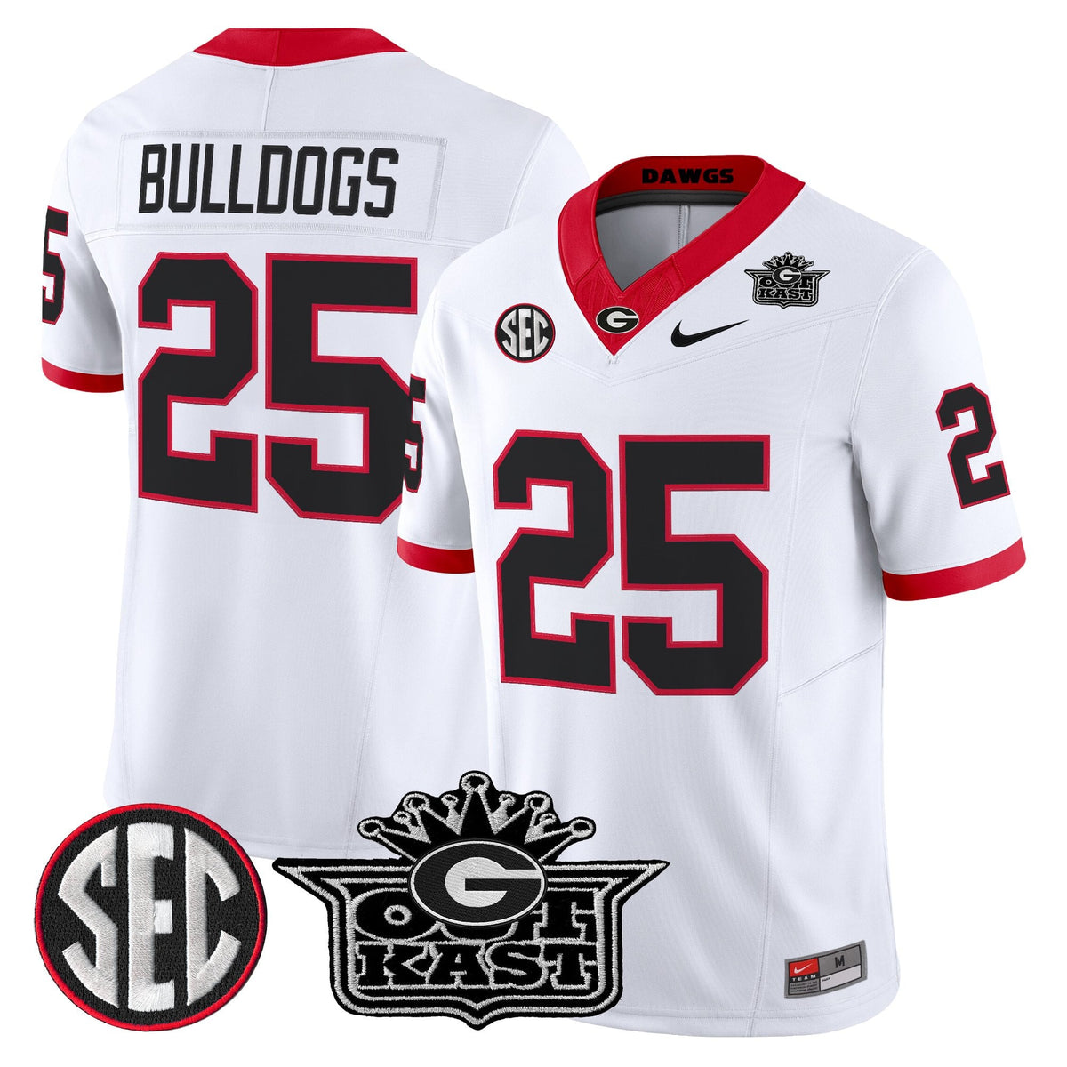 Men's Outkast x Georgia Bulldogs Vapor Limited Jersey - All stitched