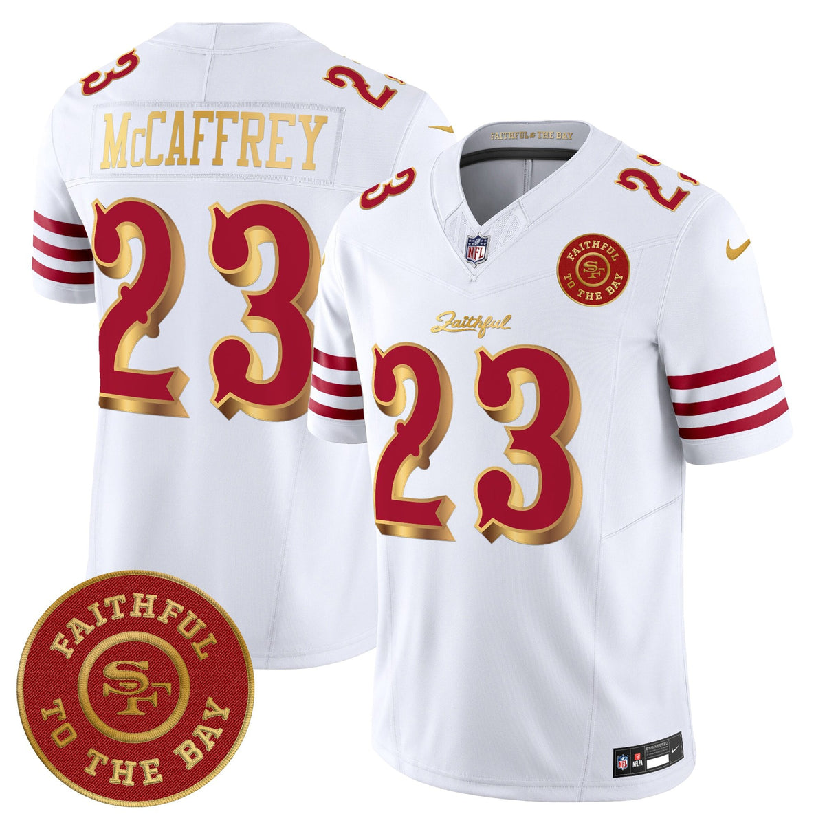Men's 49ers “Rivalries” Vapor Limited Jersey - Faithful To The Bay Patch - All Stitched