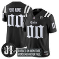 Indianapolis Colts 2025 'Gothic Iron Hoof Edition' Vapor Limited Custom Jersey - Jim Irsay Patch - All Stitched
