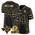 Men's Dallas Cowboys Est. 1960 & Texas Patch Gold Vapor Limited Jersey - All Stitched