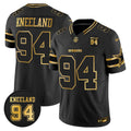 Men's Dallas Cowboys #94 Marshawn Kneeland Memorial Patch Gold Vapor Limited Jersey - All Stitched