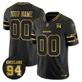 Dallas Cowboys #94 Marshawn Kneeland Memorial Patch Gold Vapor Limited Custom Jersey - All Stitched