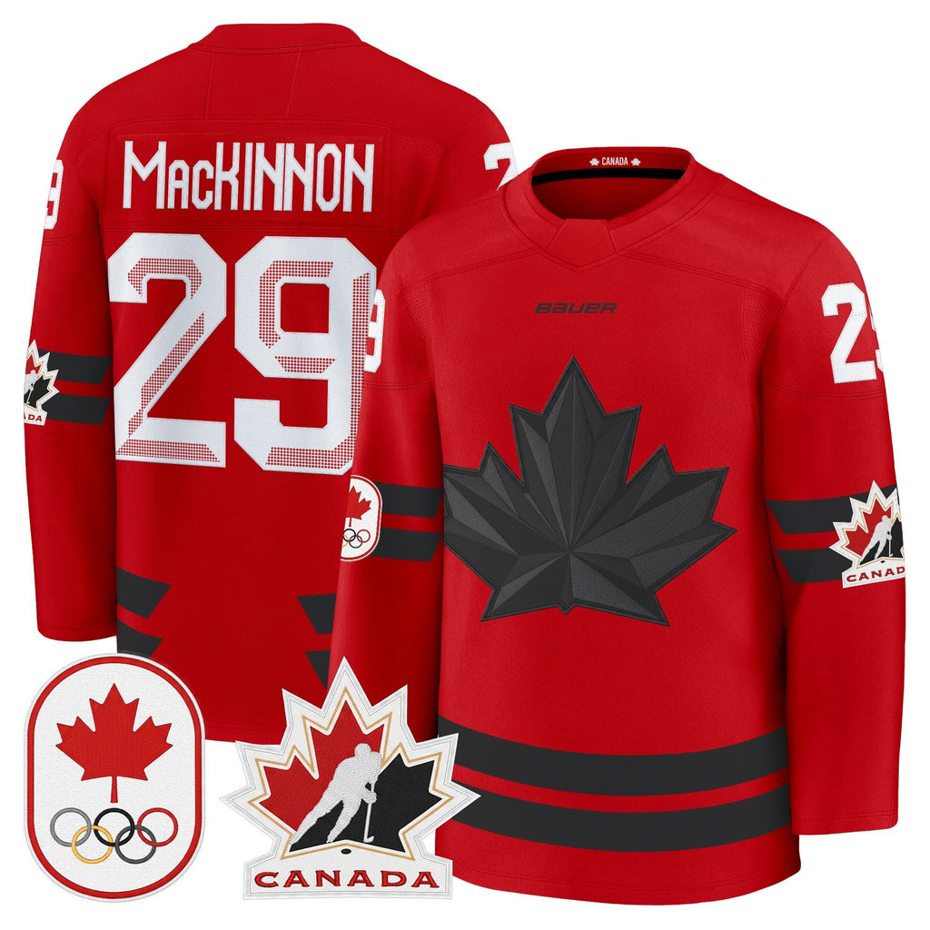 Men's 2026 Canada Olympic Premium Hockey Jersey - All Stitched