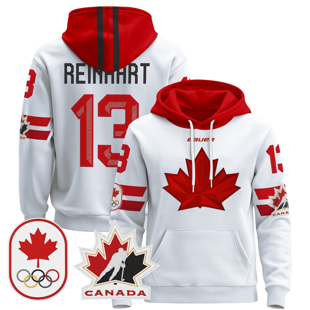 Men's 2026 Canada Olympic Pullover Hoodie - All Stitched