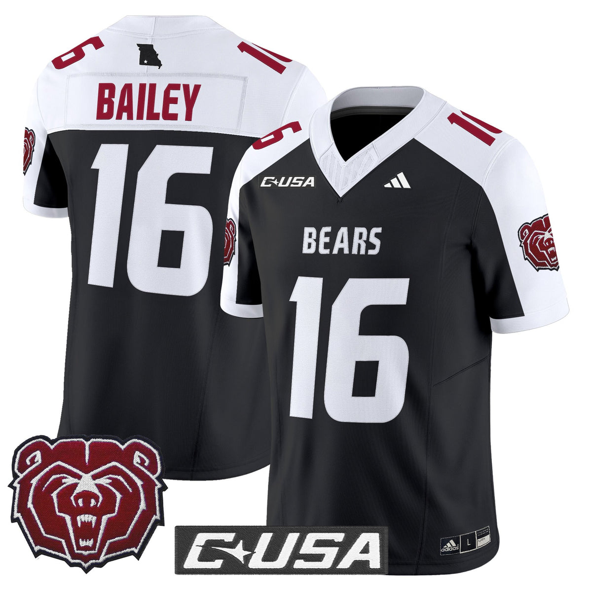 Men's Missouri State Bears 2025 Vapor Limited Jersey - All Stitched