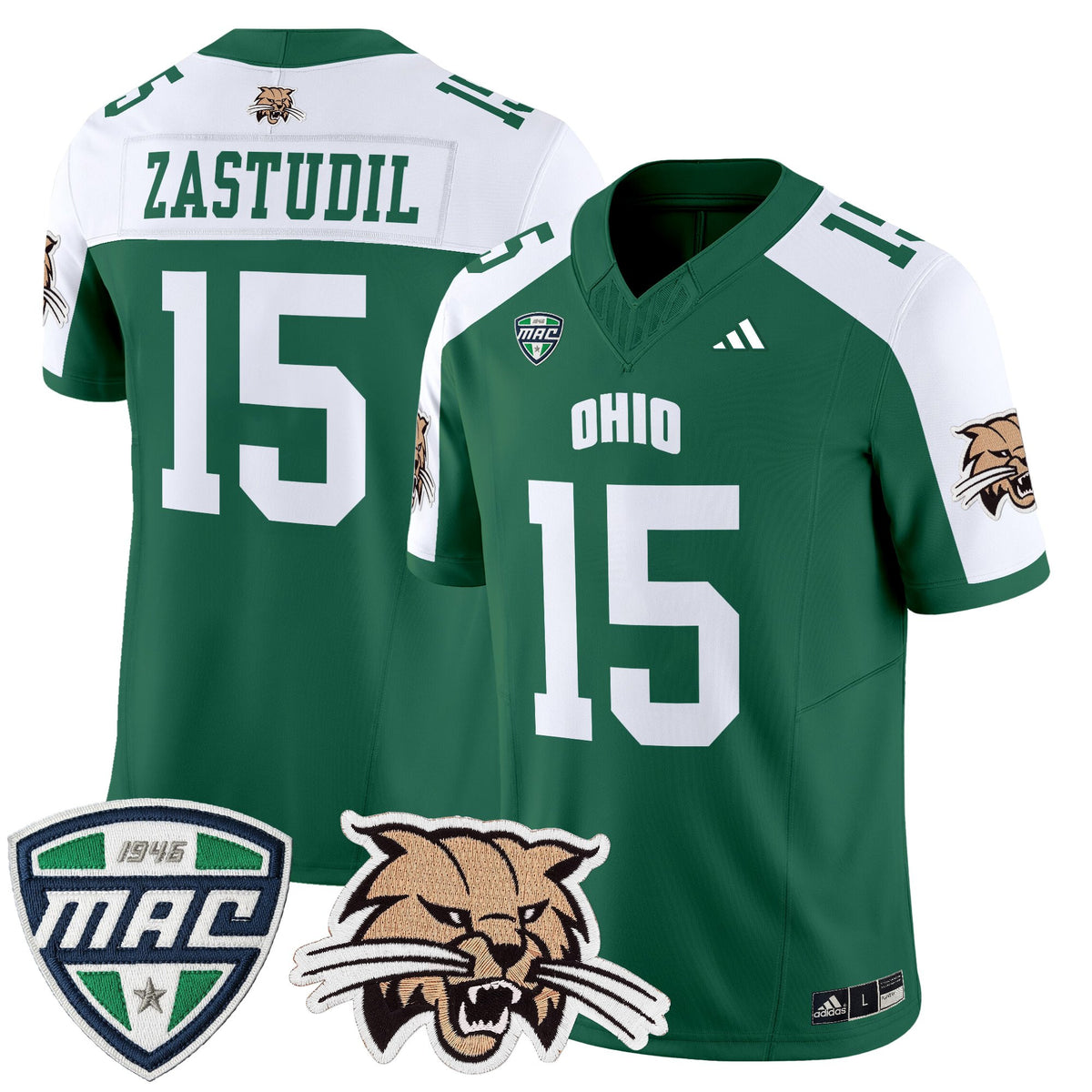 Men's Ohio Bobcats 2025 Vapor Limited Jersey - All Stitched