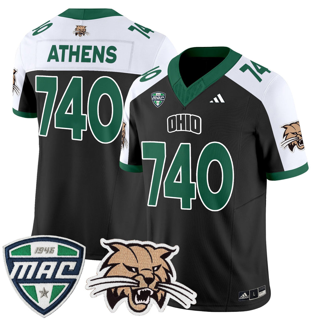 Men's Ohio Bobcats 2025 Vapor Limited Jersey - All Stitched