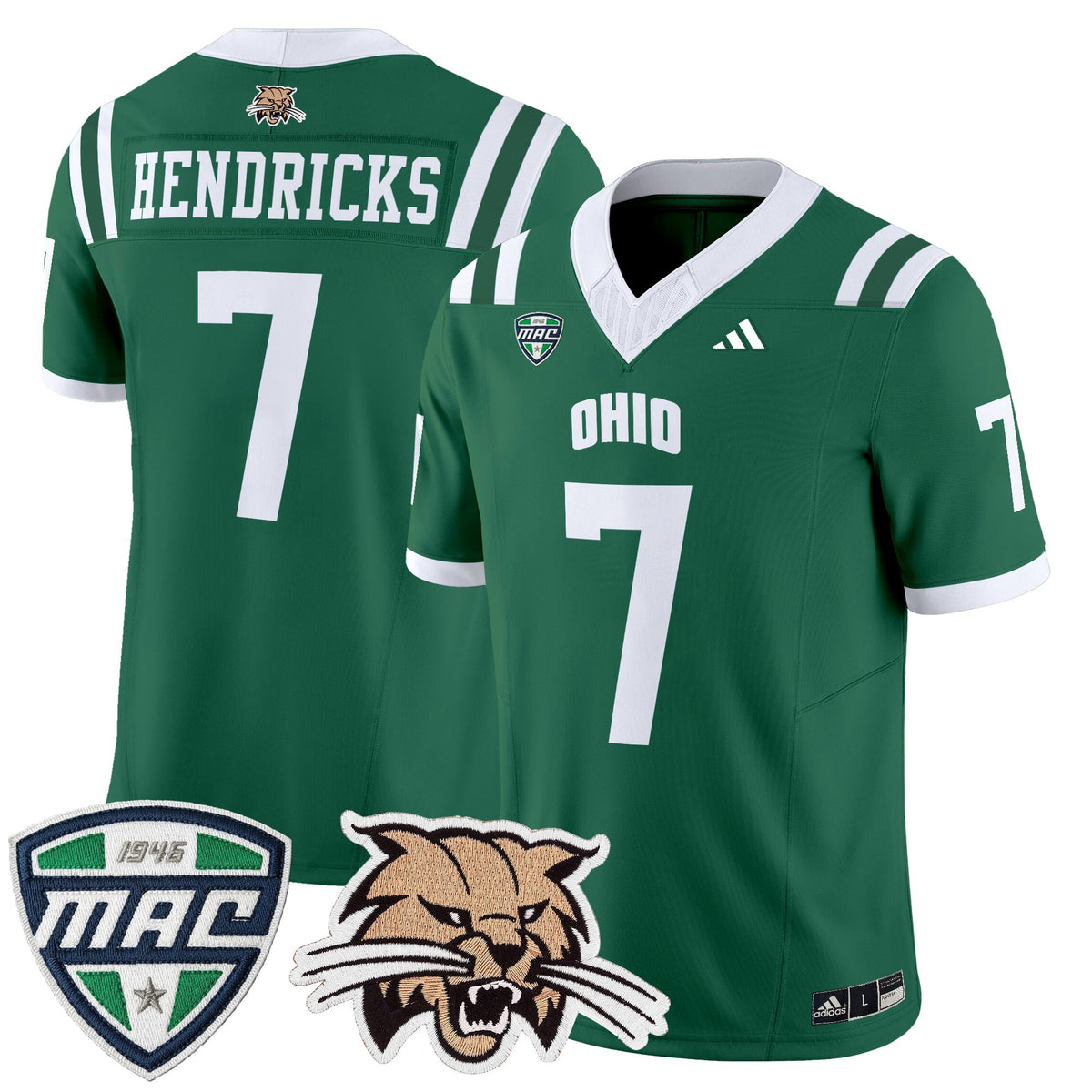 Men's Ohio Bobcats 2025 Vapor Limited Jersey - All Stitched