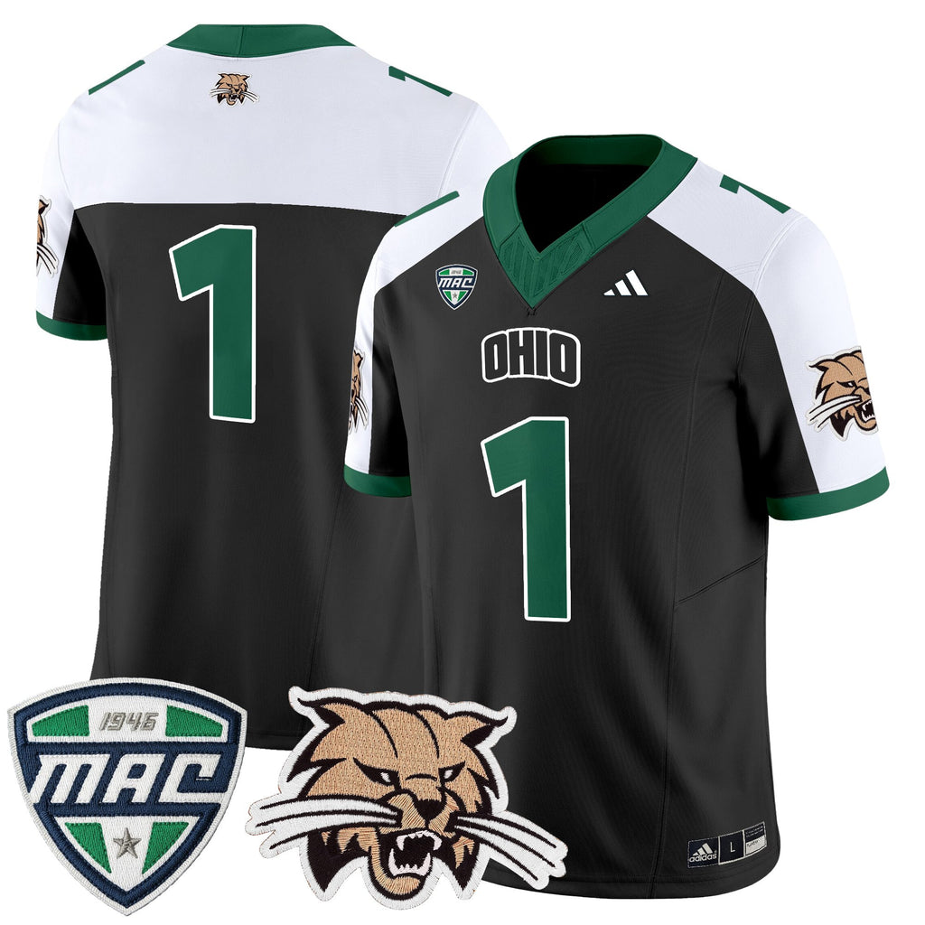 Men's Ohio Bobcats 2025 Vapor Limited Jersey - All Stitched