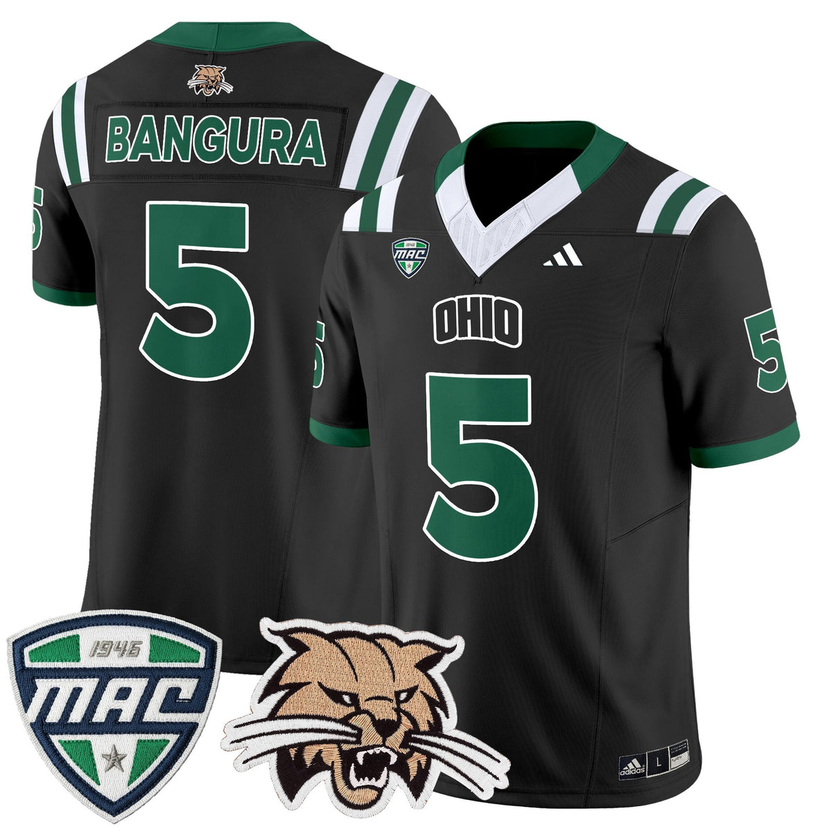 Men's Ohio Bobcats 2025 Vapor Limited Jersey - All Stitched