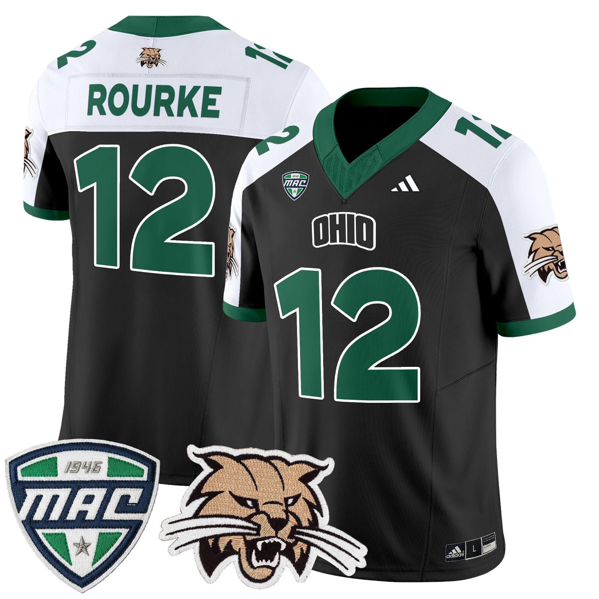 Men's Ohio Bobcats 2025 Vapor Limited Jersey - All Stitched