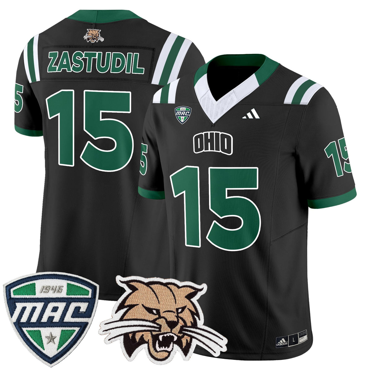 Men's Ohio Bobcats 2025 Vapor Limited Jersey - All Stitched