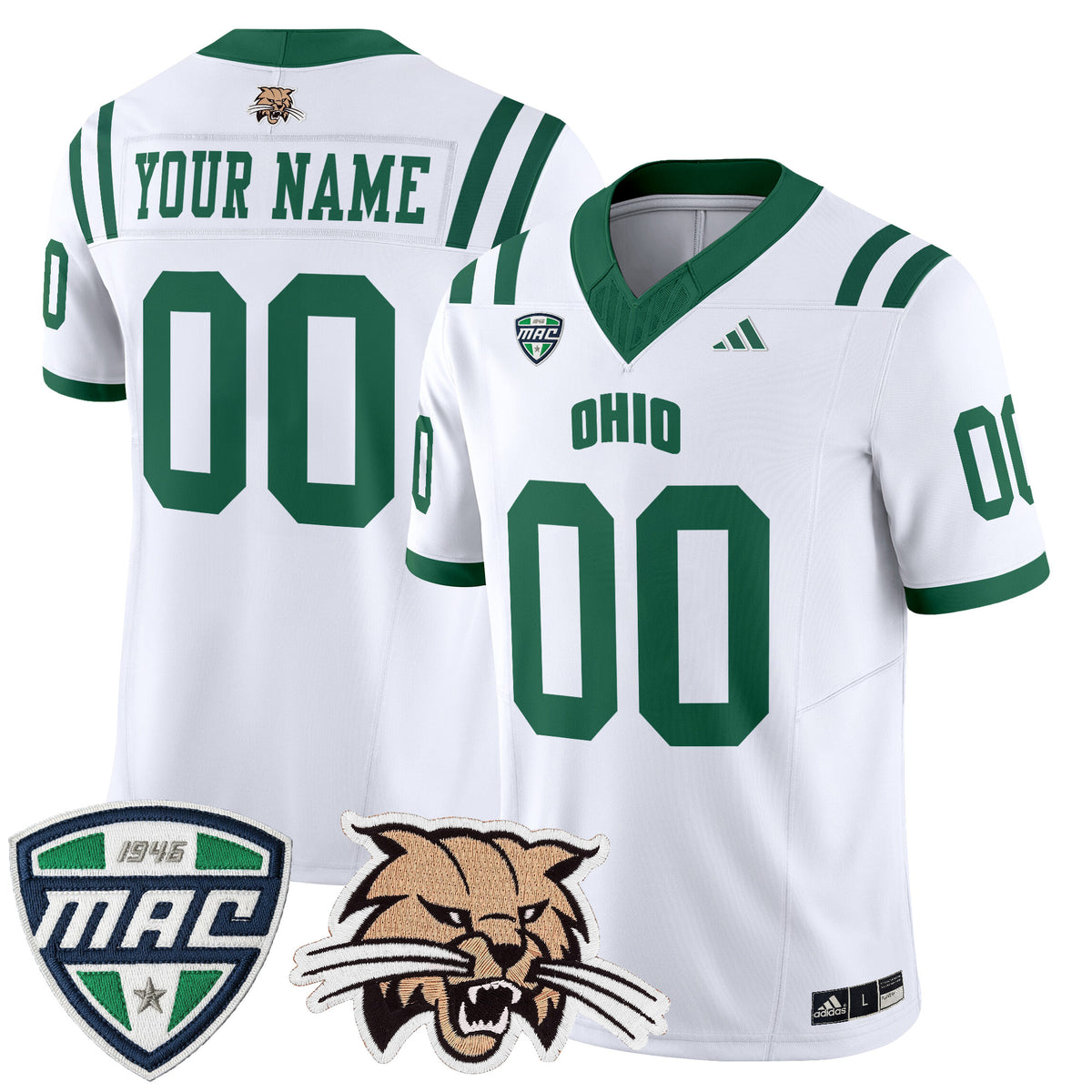 Ohio Bobcats 2025 Vapor Limited Custom Jersey - All Stitched