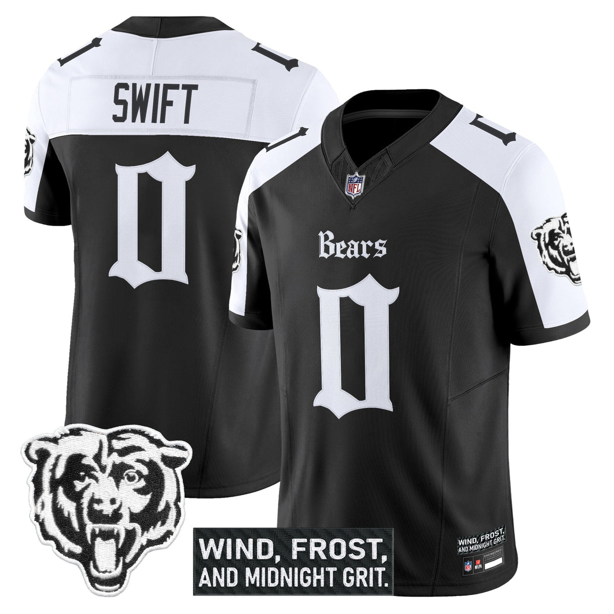 Men's Chicago Bears 'Gothic Midway Legacy' Vapor Limited Jersey - All Stitched