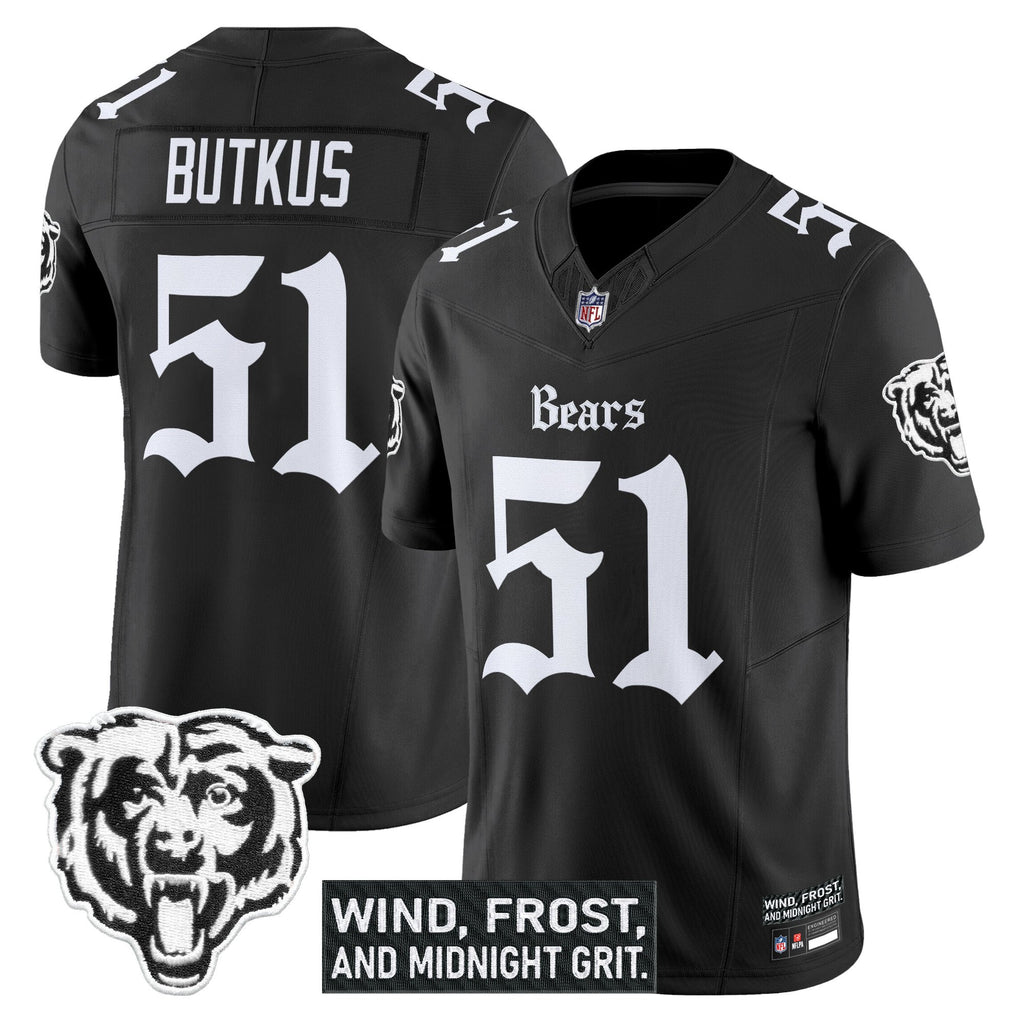 Men's Chicago Bears 'Gothic Midway Legacy' Vapor Limited Jersey - All Stitched