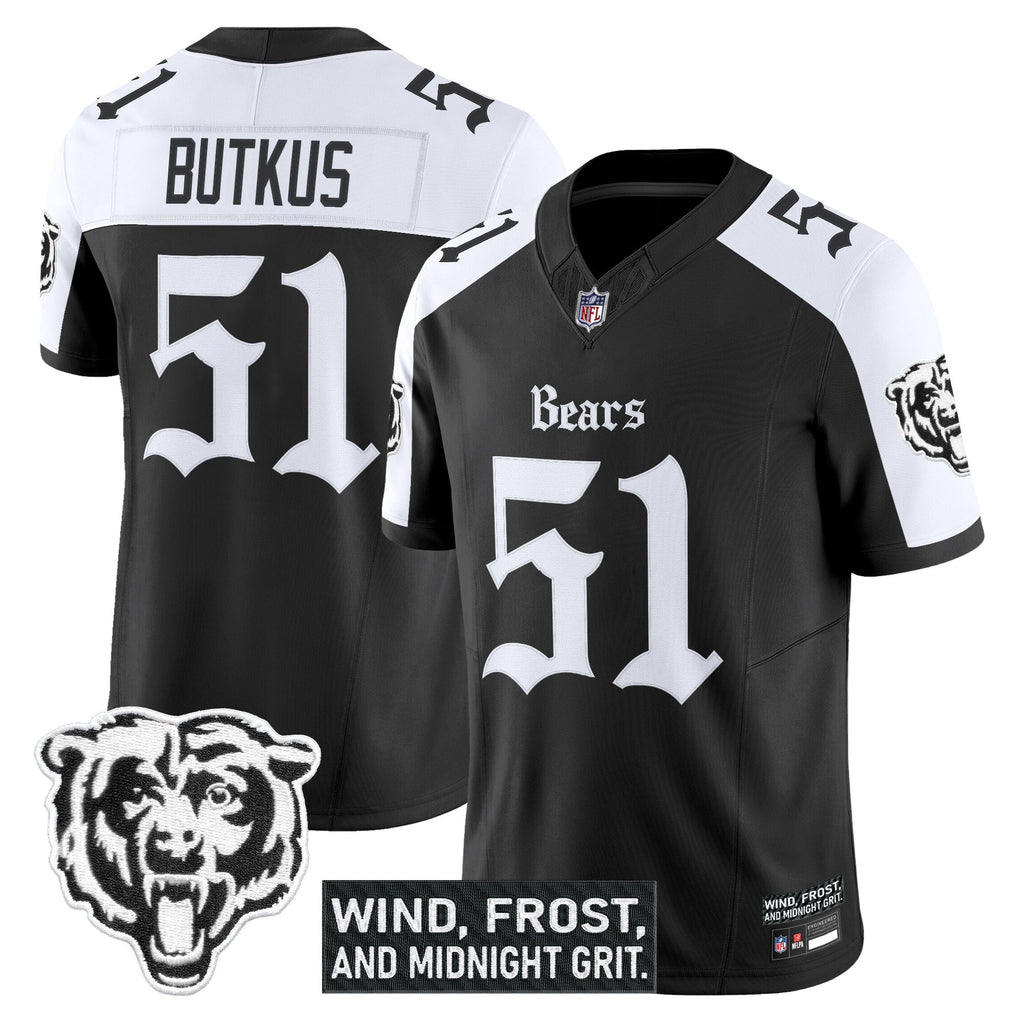 Men's Chicago Bears 'Gothic Midway Legacy' Vapor Limited Jersey - All Stitched