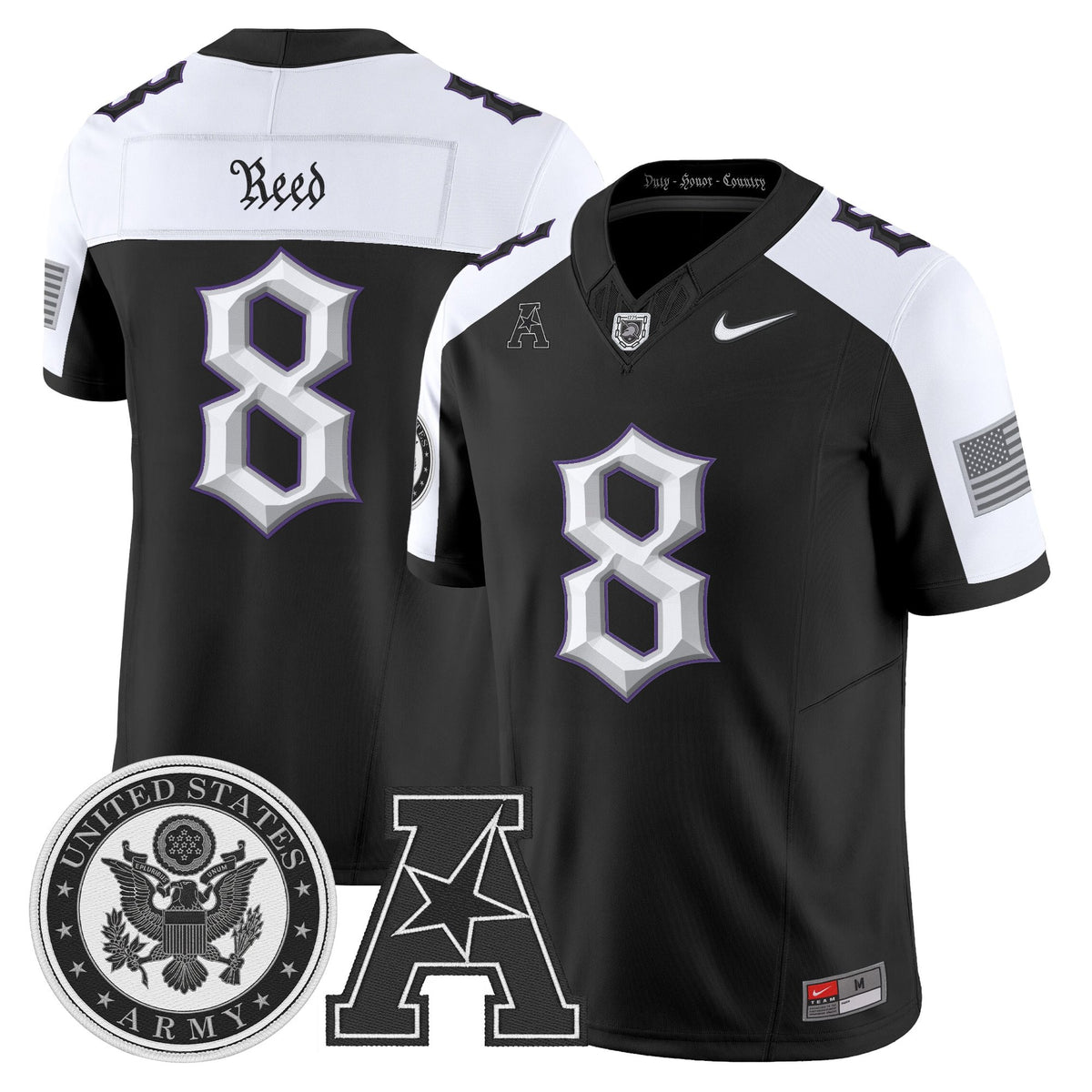 Men's Army Black Knights Honoring 250 Years Of Service And Sacrifice Vapor Limited Jersey - All Stitched