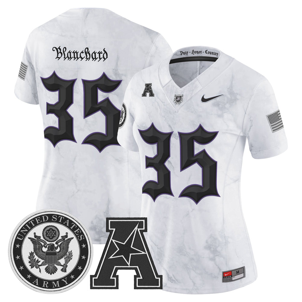 Women's Army Black Knights Honoring 250 Years Of Service And Sacrifice Vapor Limited Jersey - All Stitched