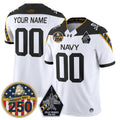 Navy Midshipmen 'Jolly Rogers Edition' Vapor Limited Custom Jersey - 250th Anniversary Patch - All Stitched