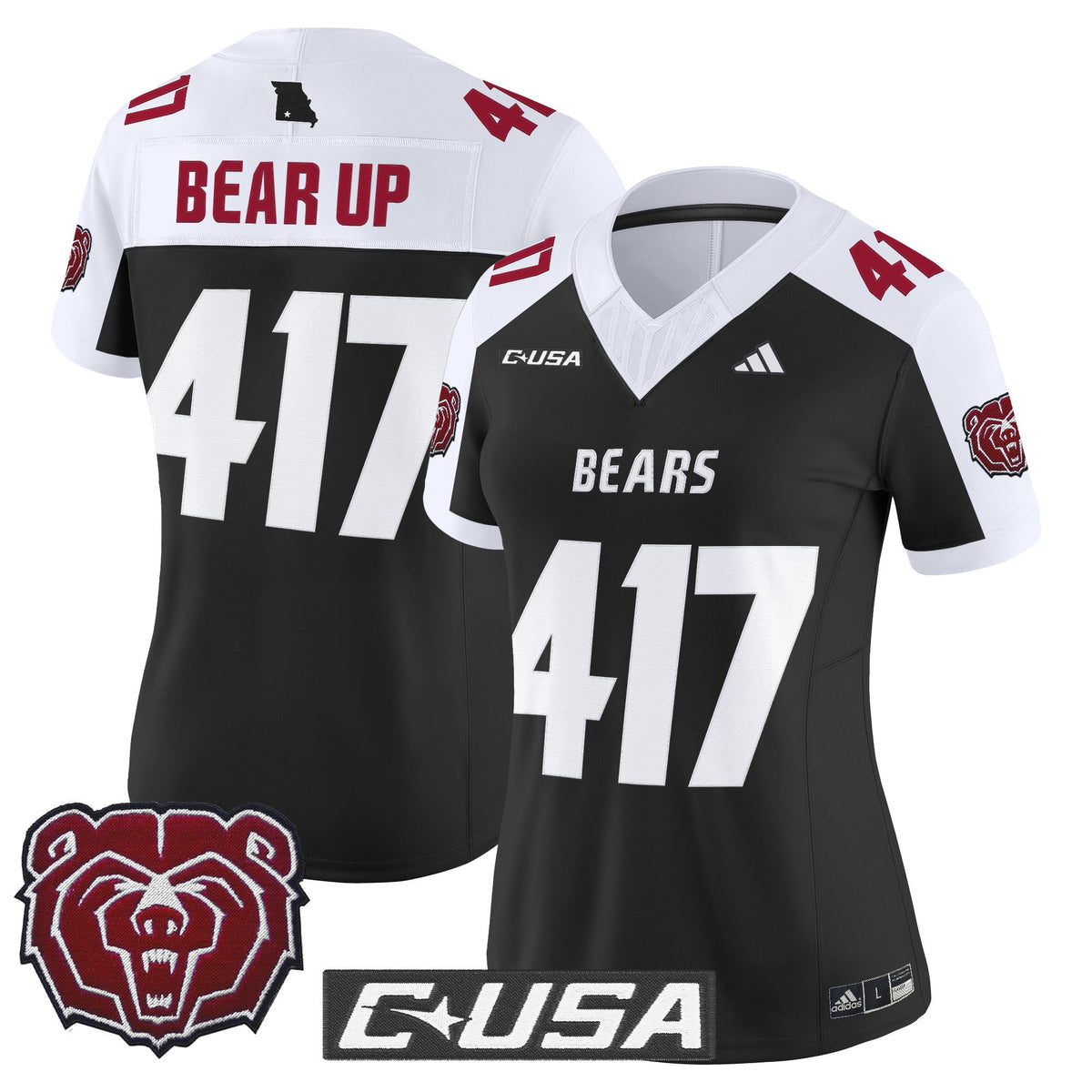 Women's Missouri State Bears 2025 Vapor Limited Jersey - All Stitched